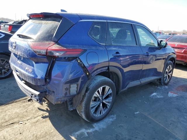 5N1BT3BB6NC681086 - 2022 NISSAN ROGUE SV BLUE photo 3