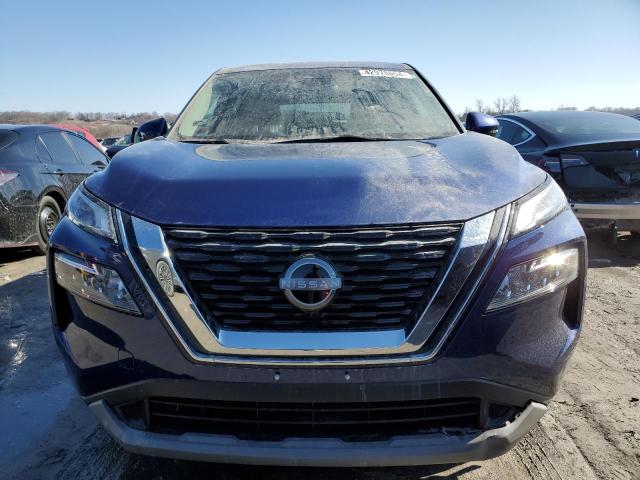 5N1BT3BB6NC681086 - 2022 NISSAN ROGUE SV BLUE photo 5