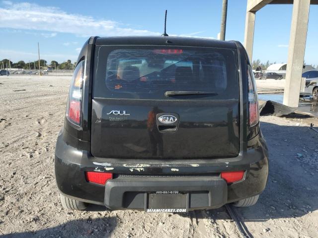 KNDJT2A17A7137475 - 2010 KIA SOUL BLACK photo 6