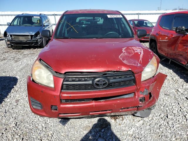 JTMBF4DV3A5020901 - 2010 TOYOTA RAV4 RED photo 5