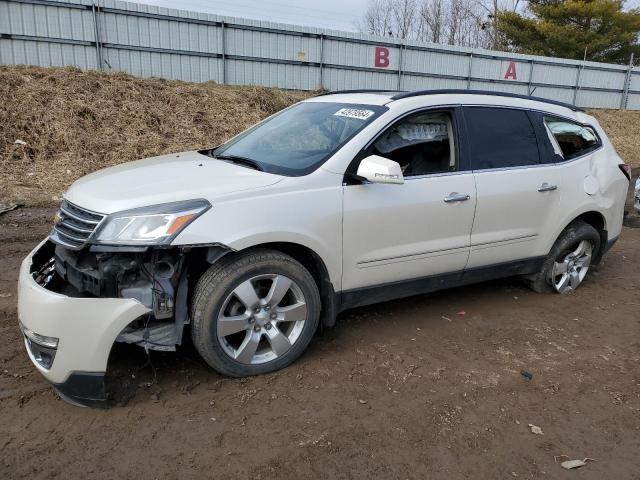 1GNKRJKD2EJ171278 - 2014 CHEVROLET TRAVERSE LTZ WHITE photo 1