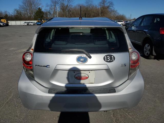 JTDKDTB33C1003852 - 2012 TOYOTA PRIUS C SILVER photo 6