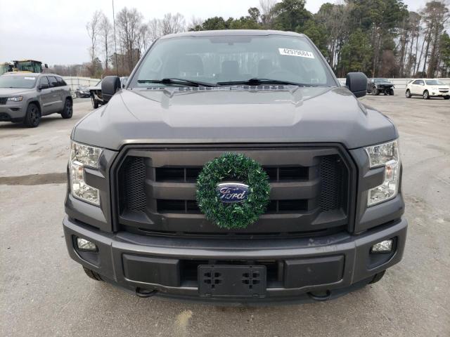 1FTEX1EP4GFB66025 - 2016 FORD F150 SUPER CAB GRAY photo 5