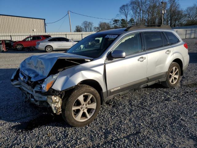 4S4BRCKC8E3203159 - 2014 SUBARU OUTBACK 2.5I LIMITED SILVER photo 1