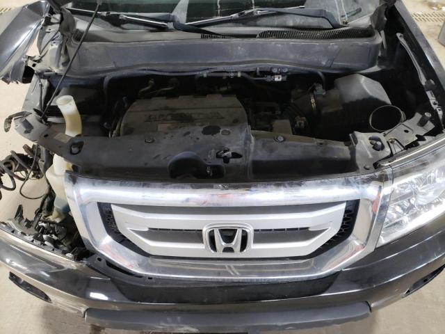 5FNYF48279B010375 - 2009 HONDA PILOT LX BLACK photo 11