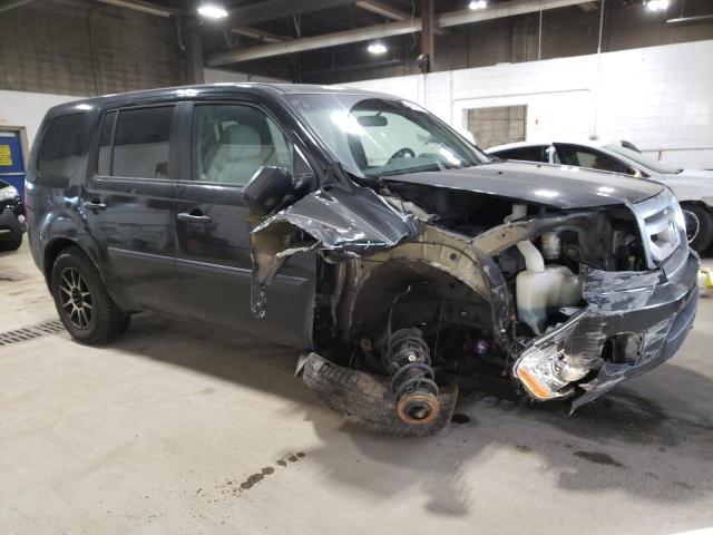 5FNYF48279B010375 - 2009 HONDA PILOT LX BLACK photo 4