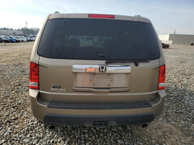 5FNYF3H40BB018206 - 2011 HONDA PILOT EX TAN photo 6