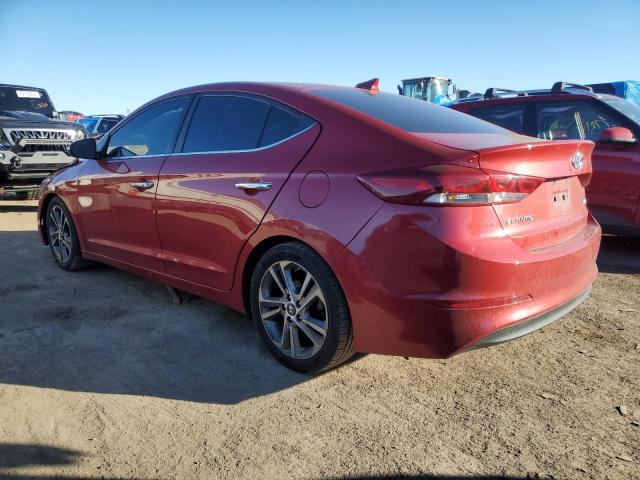 5NPD84LFXHH003617 - 2017 HYUNDAI ELANTRA SE RED photo 2