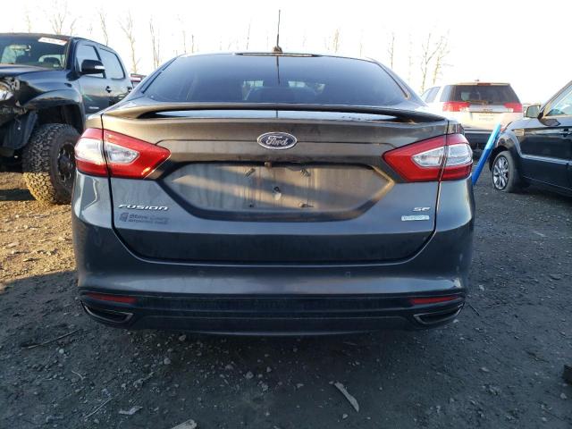 3FA6P0H92GR240322 - 2016 FORD FUSION SE GRAY photo 6