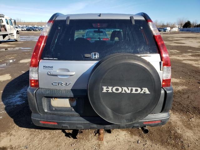 JHLRD78875C811060 - 2005 HONDA CR-V EX SILVER photo 6