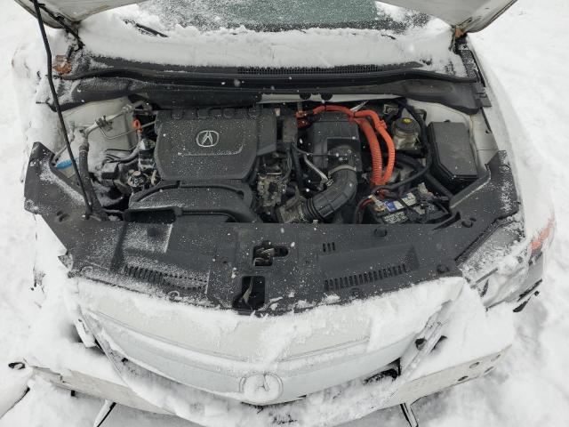 19VDE3F37EE300146 - 2014 ACURA ILX HYBRID WHITE photo 11