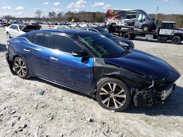 1N4AA6AP7GC448332 - 2016 NISSAN MAXIMA 3.5S BLUE photo 4