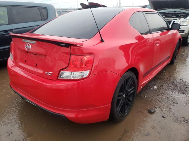 JTKJF5C7XD3048174 - 2013 TOYOTA SCION TC 红色 照片 4