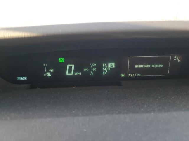 JTDKN3DU2D1618400 - 2013 TOYOTA PRIUS RED photo 9