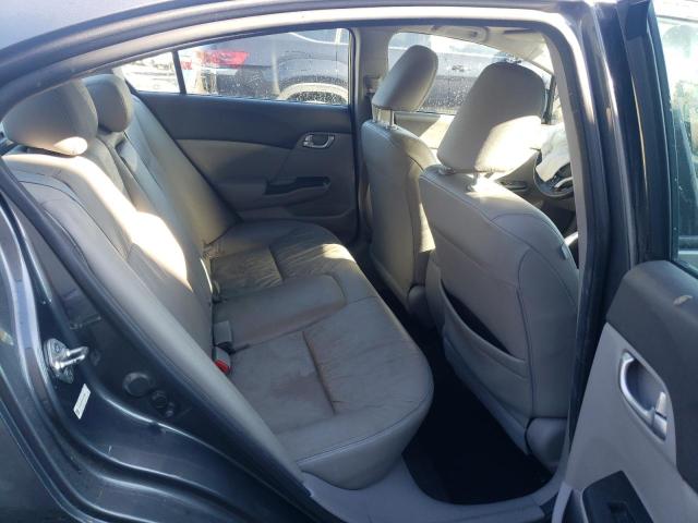 19XFB2F91CE311440 - 2012 HONDA CIVIC EXL ნაცრისფერი ფოტო 10