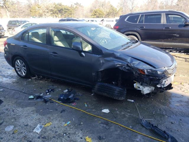 19XFB2F91CE311440 - 2012 HONDA CIVIC EXL ნაცრისფერი ფოტო 4