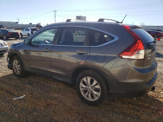 2HKRM3H52EH501916 - 2014 HONDA CR-V EX GRAY photo 2