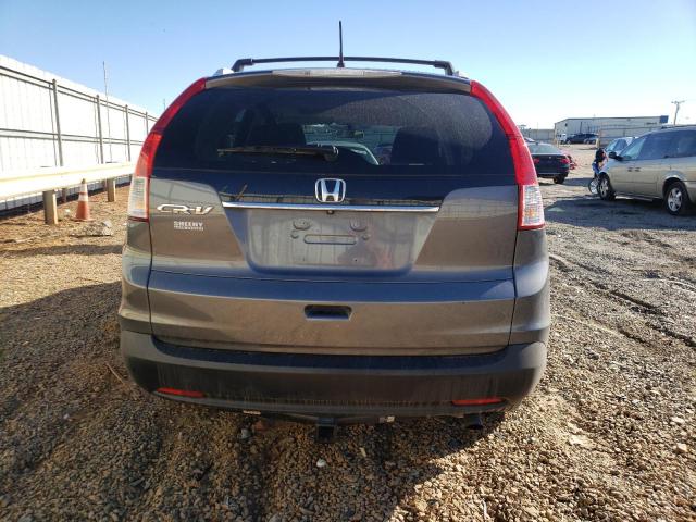 2HKRM3H52EH501916 - 2014 HONDA CR-V EX GRAY photo 6