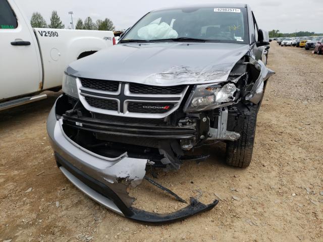 3C4PDDEG1HT696284 - 2017 DODGE JOURNEY GT GRAY photo 9