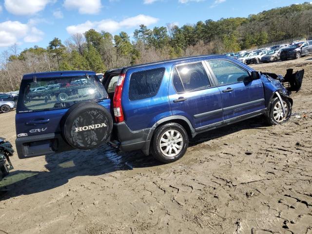 JHLRD78885C044531 - 2005 HONDA CR-V EX BLUE photo 3