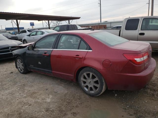 3LNHM26T07R609065 - 2007 LINCOLN MKZ RED photo 2