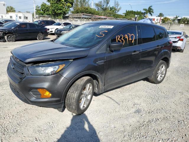 1FMCU0F78JUA79879 - 2018 FORD ESCAPE S GRAY photo 1