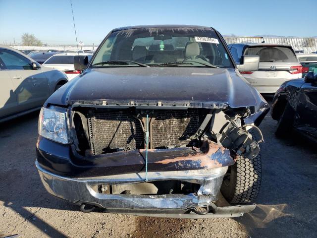 1FTPX14596KA81616 - 2006 FORD F150 BLUE photo 5