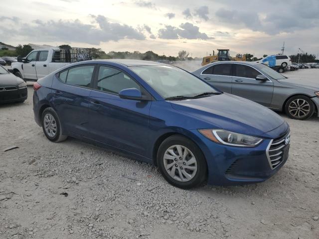 5NPD74LF8HH197132 - 2017 HYUNDAI ELANTRA SE BLUE photo 4