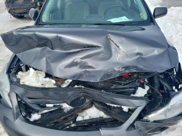 2T1BU4EE1DC052922 - 2013 TOYOTA COROLLA BASE CHARCOAL photo 11