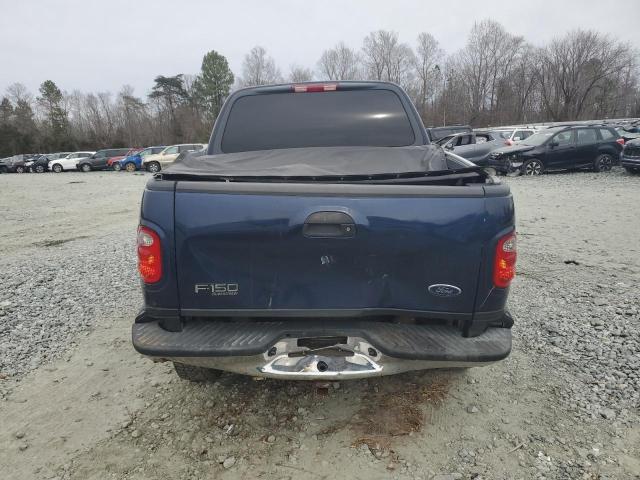 1FTRW08613KC60799 - 2003 FORD F150 SUPERCREW BLUE photo 6