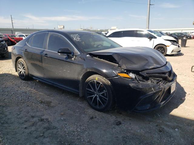 4T1G11AK2RU219805 - 2024 TOYOTA CAMRY SE NIGHT SHADE BLACK photo 4