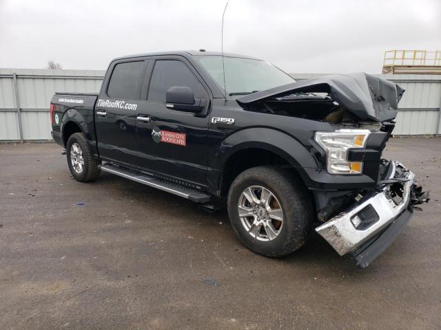 1FTEW1E80HFB46500 - 2017 FORD F150 SUPERCREW BLACK photo 4