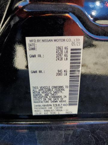 1N4BL4BV8PN394740 - 2023 NISSAN ALTIMA S BLACK photo 12