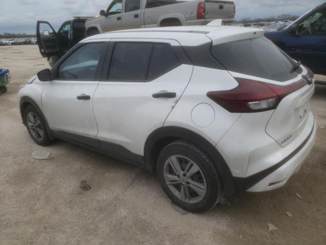 3N1CP5BV0NL478219 - 2022 NISSAN KICKS S WHITE photo 2