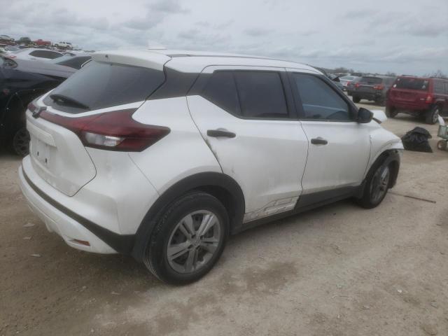 3N1CP5BV0NL478219 - 2022 NISSAN KICKS S WHITE photo 3