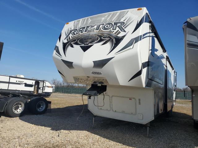 4YDF41030ER800280 - 2014 KEYSTONE RAPTOR WHITE photo 2