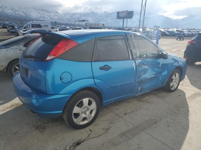 1FAHP37N17W114877 - 2007 FORD FOCUS ZX5 BLUE photo 3