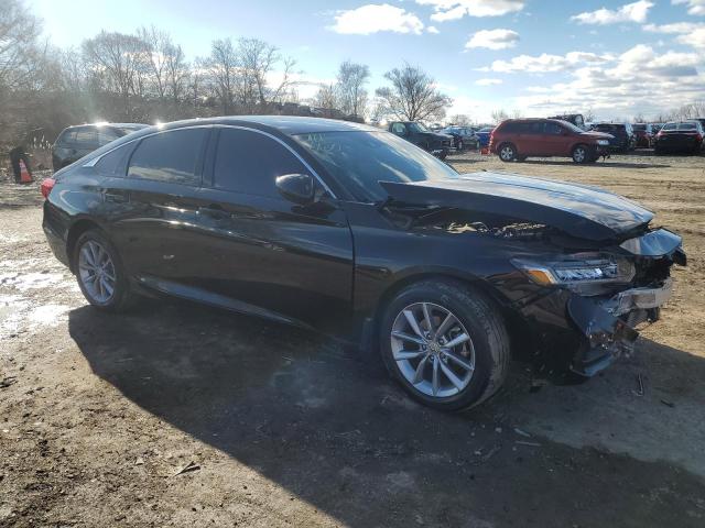 1HGCV1F15MA116655 - 2021 HONDA ACCORD LX BLACK photo 4