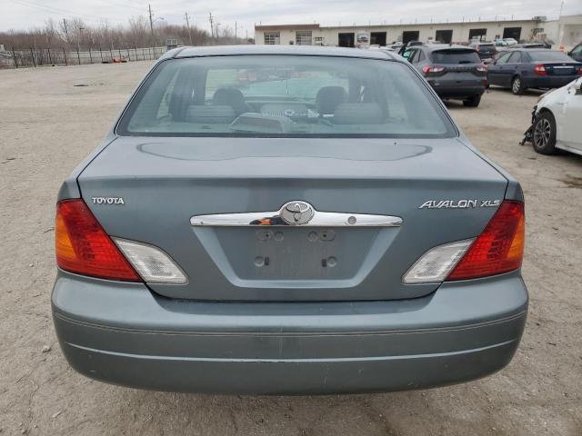 4T1BF28B41U132077 - 2001 TOYOTA AVALON XL BLUE photo 6