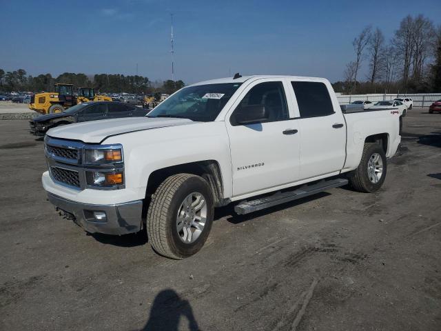 3GCUKREC4EG156516 - 2014 CHEVROLET SILVERADO K1500 LT WHITE photo 1