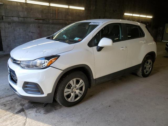 3GNCJKSB6JL285321 - 2018 CHEVROLET TRAX LS WHITE photo 1