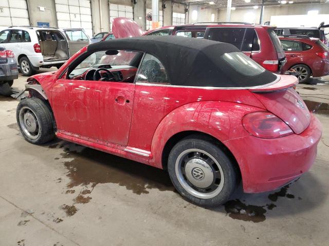 3VW6L7AT4DM812601 - 2013 VOLKSWAGEN BEETLE RED photo 2