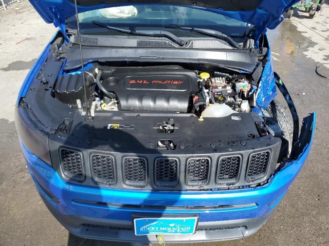 3C4NJDAB2KT637696 - 2019 JEEP COMPASS SPORT BLUE photo 12