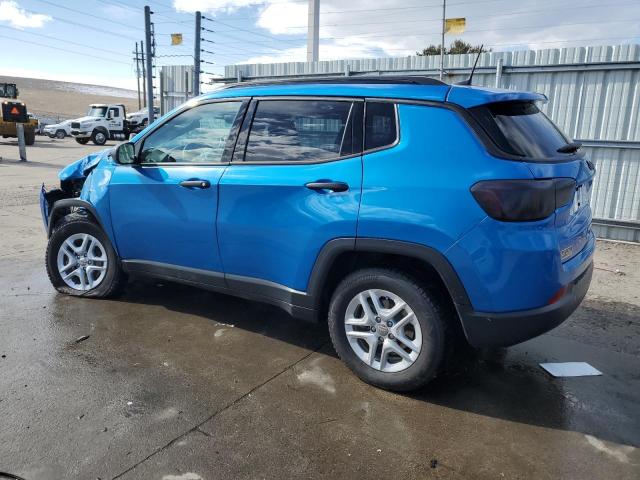 3C4NJDAB2KT637696 - 2019 JEEP COMPASS SPORT BLUE photo 2