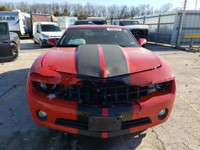 2G1FB1EV9A9106736 - 2010 CHEVROLET CAMARO LT RED photo 5