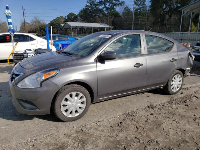 3N1CN7APXKL826740 - 2019 NISSAN VERSA S GRAY photo 1