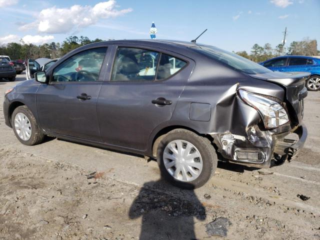 3N1CN7APXKL826740 - 2019 NISSAN VERSA S GRAY photo 2