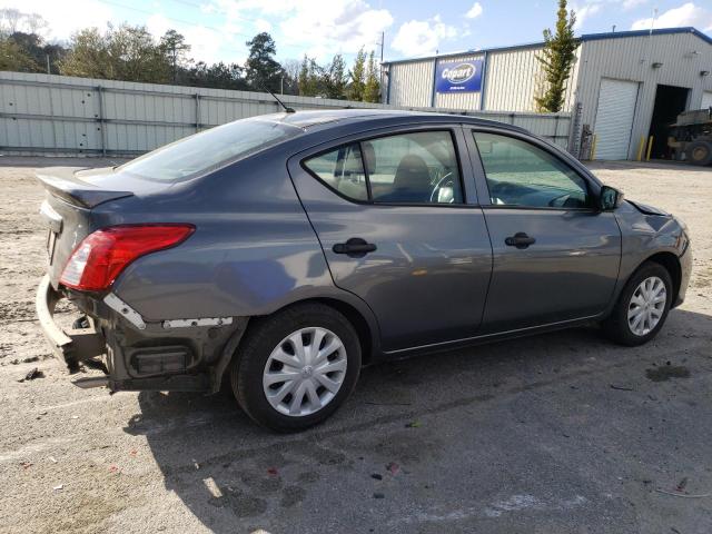 3N1CN7APXKL826740 - 2019 NISSAN VERSA S GRAY photo 3