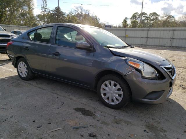 3N1CN7APXKL826740 - 2019 NISSAN VERSA S GRAY photo 4