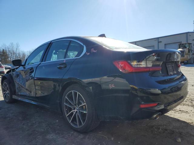 3MW5R7J02L8B35328 - 2020 BMW 330XI BLACK photo 2